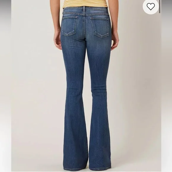 Flying Monkey Mid Rise Flare Stretch Jean Womens Size 29 - Picture 3 of 15